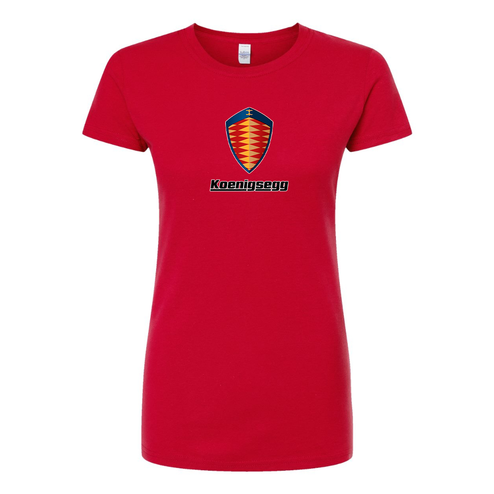 Women’s Koenigsegg Car Round Neck T-Shirt