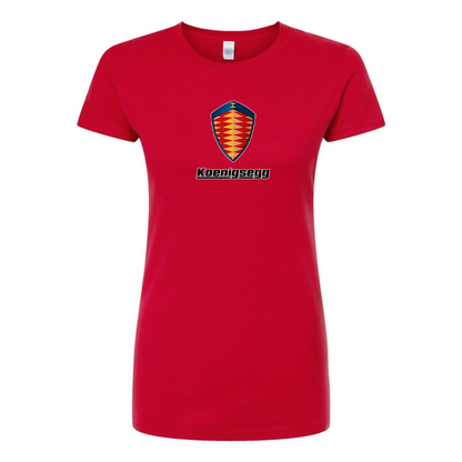 Women’s Koenigsegg Car Round Neck T-Shirt