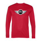 Men's Mini Cooper Car NEW -  Polyester Long Sleeve T-Shirt