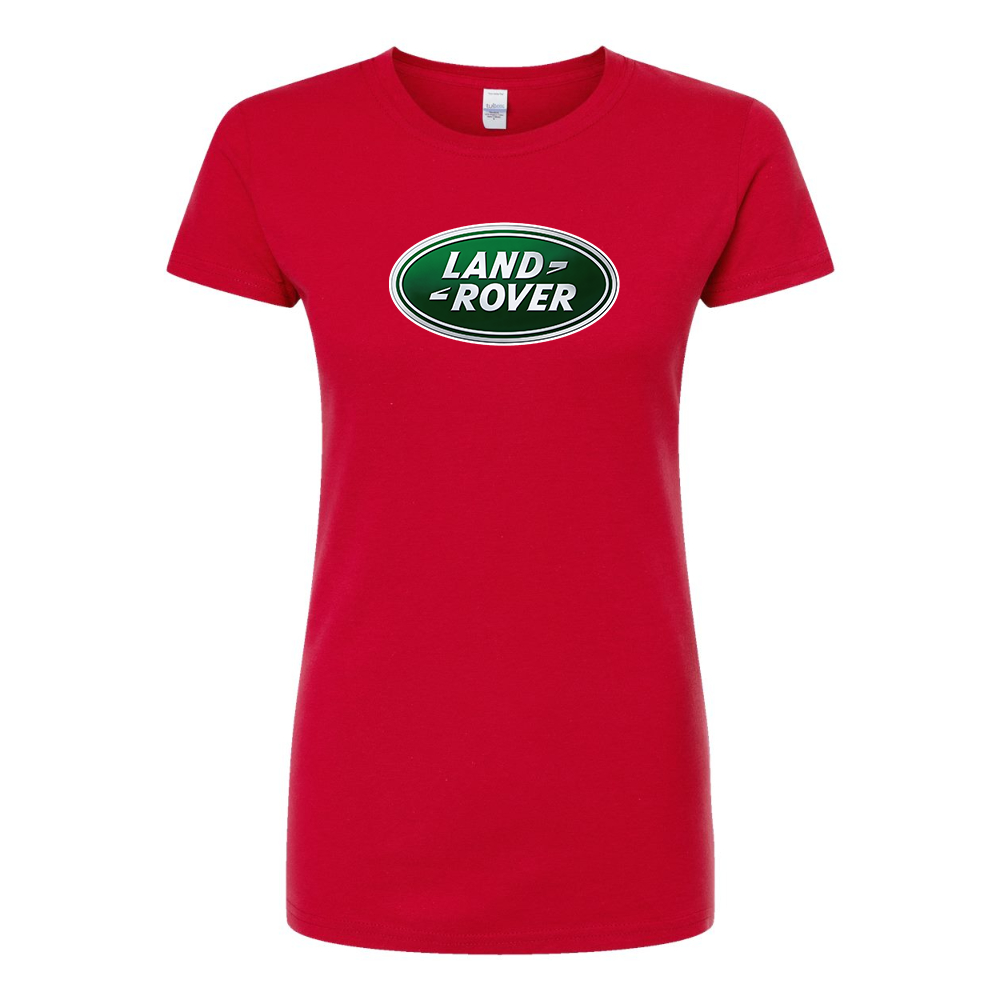 Women’s Land Rover Car Round Neck T-Shirt