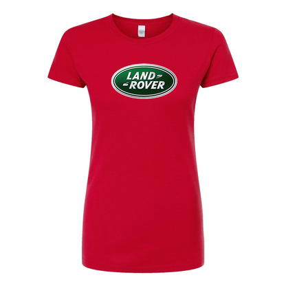 Women’s Land Rover Car Round Neck T-Shirt