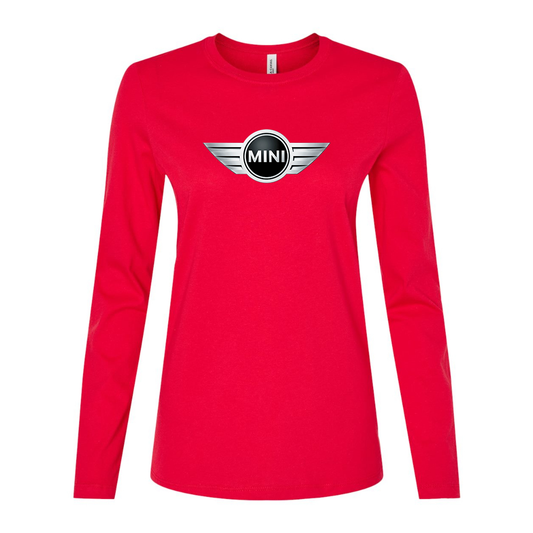 Women's Mini Cooper Car Long Sleeve T-Shirt