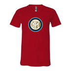 Men’s Inter Milan Soccer - BELLA + CANVAS - Jersey V-Neck Tee - 3005