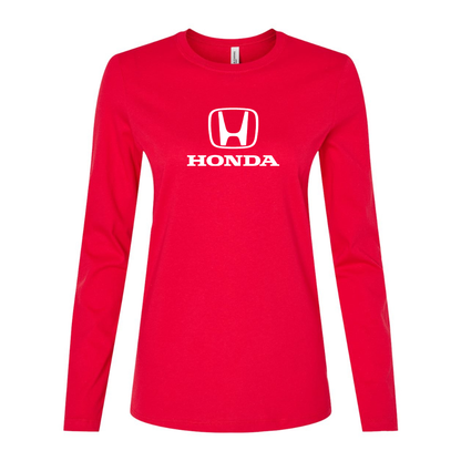 Women's Honda Motorsport Car Long Sleeve T-Shirt