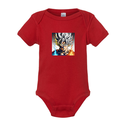 Goku Fire Dragon Ball Z Cartoon Baby Romper Onesie