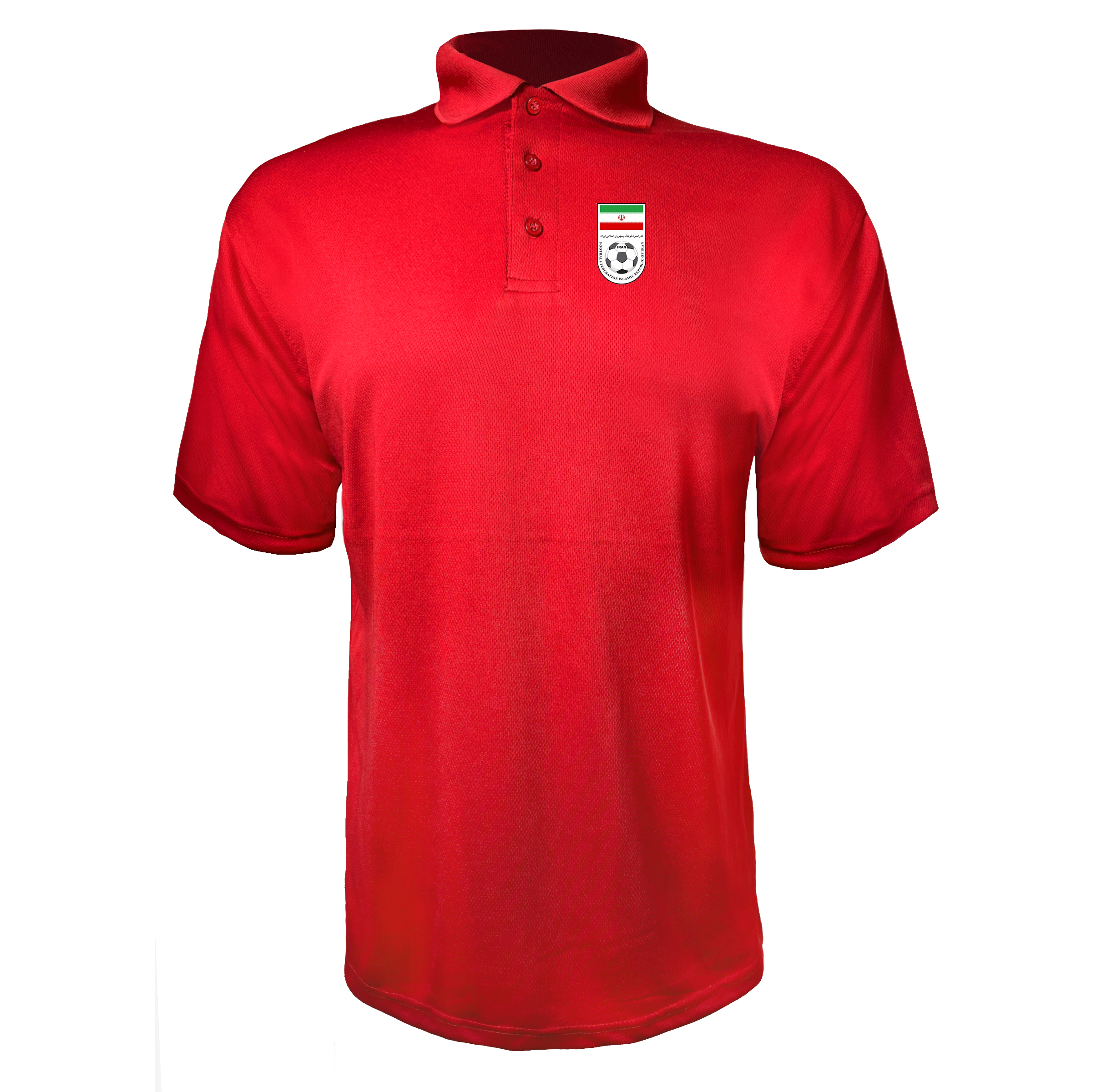Men's Iran National Soccer Team Polyester Polo