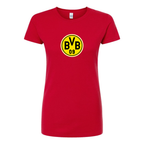 Women's Borussia Dortmund BVB FC Round Neck T-Shirt