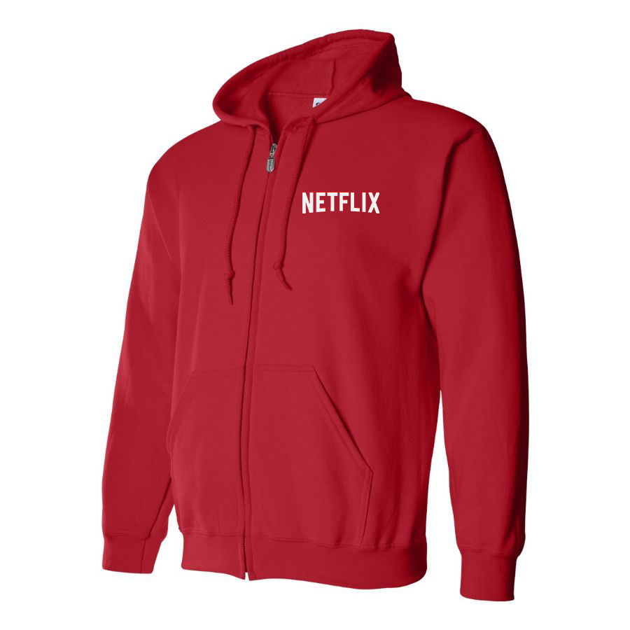 Men's Netflix Movie Show Zipper Hoodie