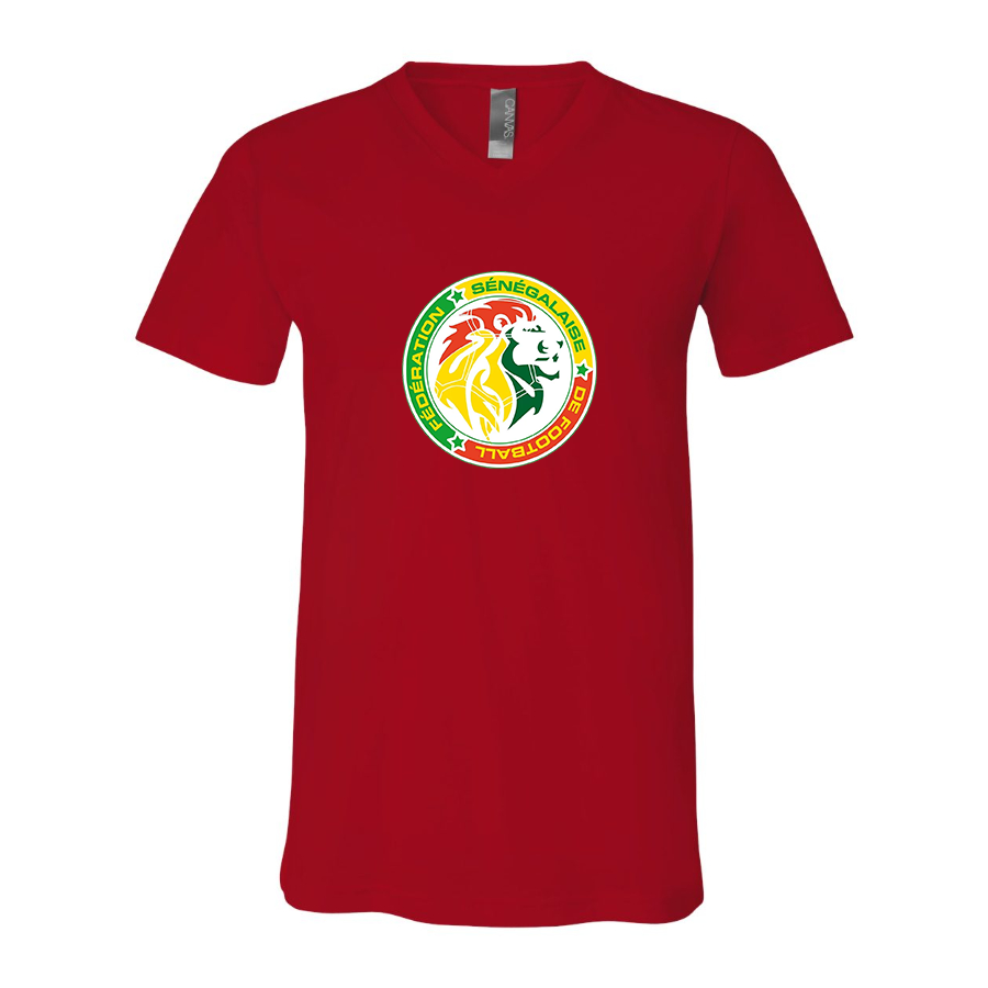 Men’s  Senegal National Soccer Team copy - BELLA + CANVAS - Jersey V-Neck Tee - 3005