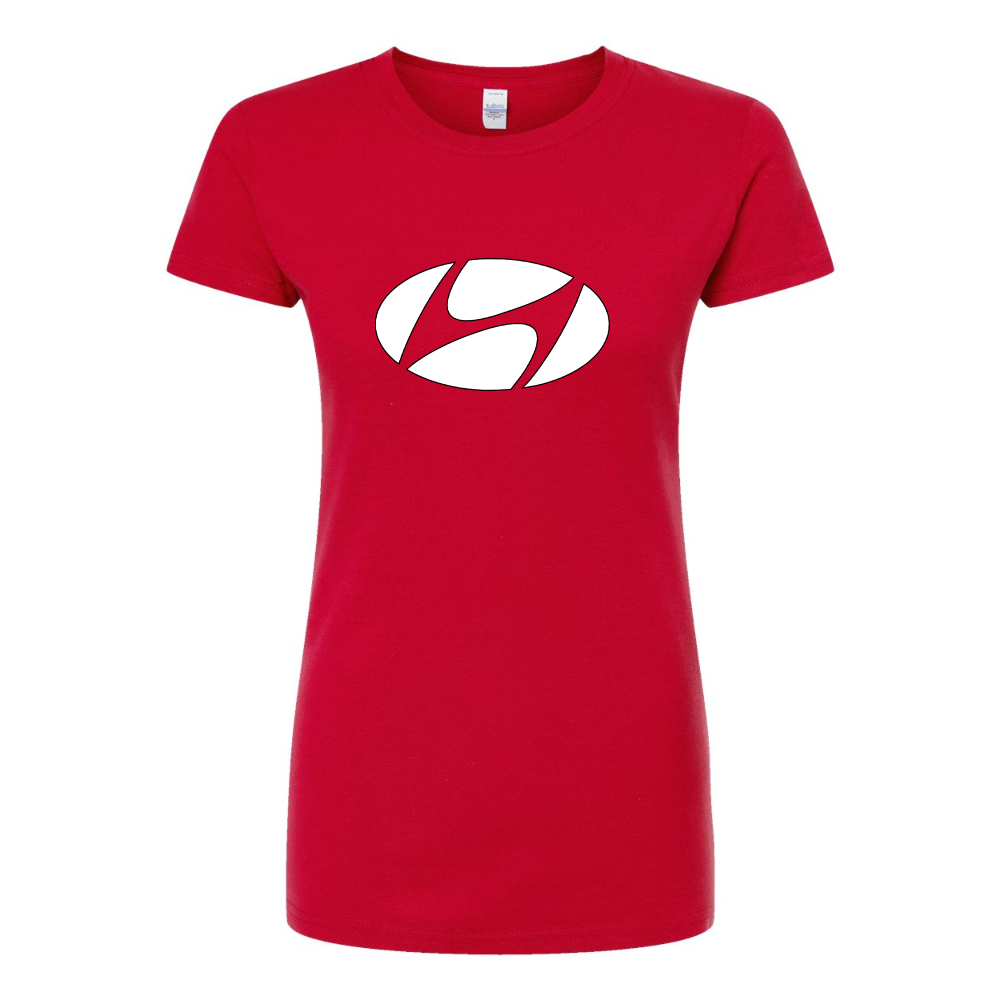 Women's Hyundai New Logo Car  Round Neck T-Shirt