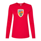 Women's Romania National Soccer Team Long Sleeve T-Shirt
