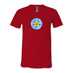 Men’s Leicester City FC - BELLA + CANVAS - Jersey V-Neck Tee - 3005