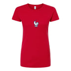 Women's France National Soccer Team  Round Neck T-Shirt
