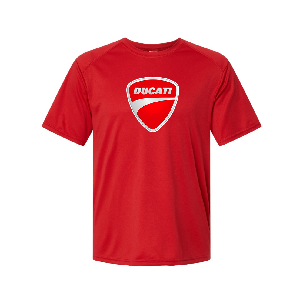 Youth Kids Ducati Motorcycle Polyester T-Shirt