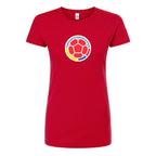 Women's Colombia National  Soccer Team Round Neck T-Shirt