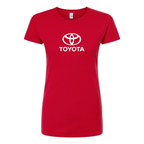 Women’s Toyota Motorsport Car Round Neck T-Shirt