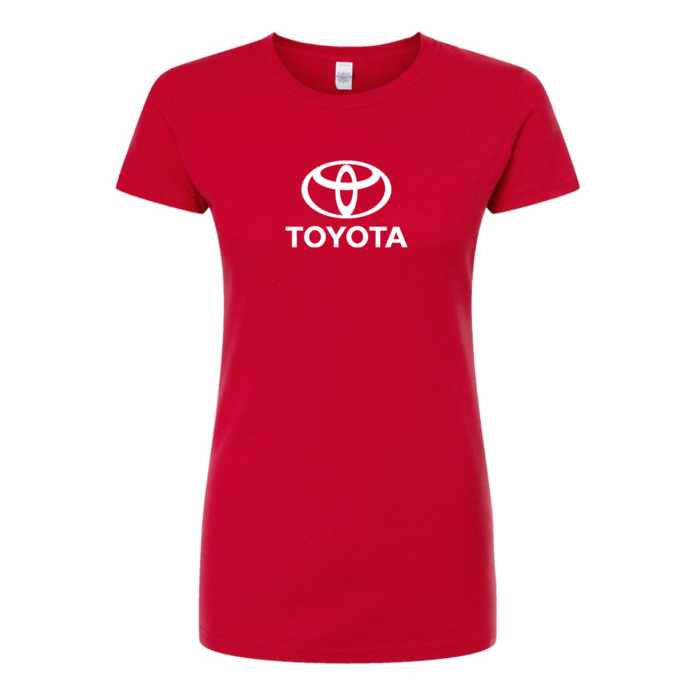 Women’s Toyota Motorsport Car Round Neck T-Shirt