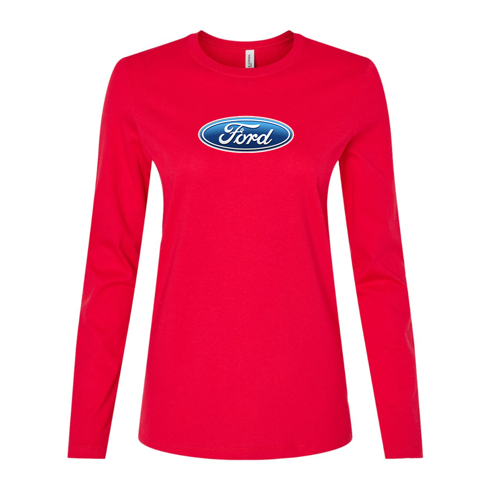 Women's Ford Car Long Sleeve T-Shirt