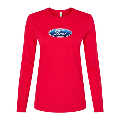 Women's Ford Car Long Sleeve T-Shirt