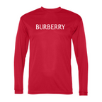 Men's Burberry Polyester Long Sleeve T-Shirt