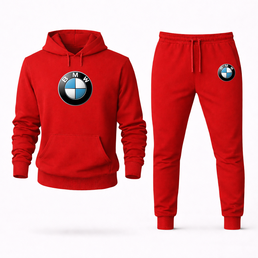 Men's BMW Motorsports Car Hoodie Joggers Set