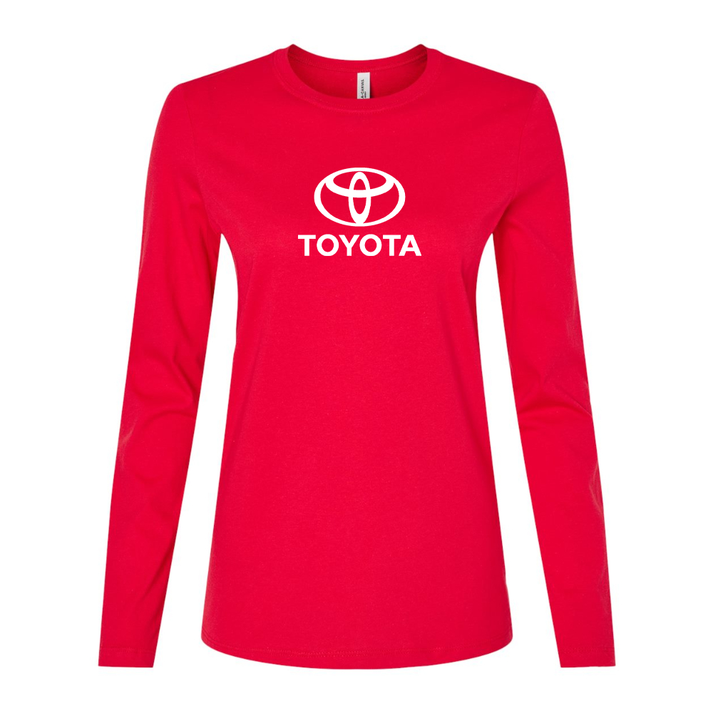 Women's Toyota Motorsport  Car Long Sleeve T-Shirt