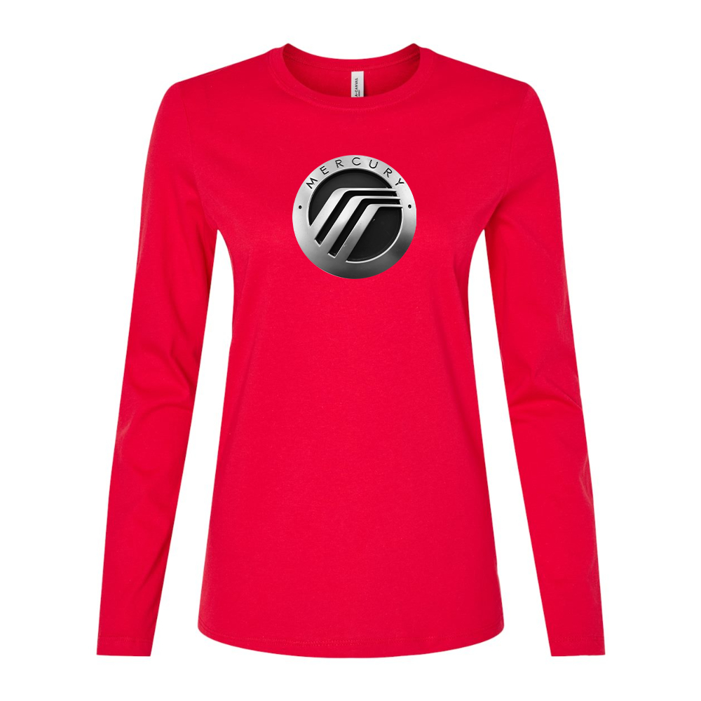 Women's Mercury Car Long Sleeve T-Shirt