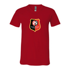 Men’s Stade Rennais FC - BELLA + CANVAS - Jersey V-Neck Tee - 3005