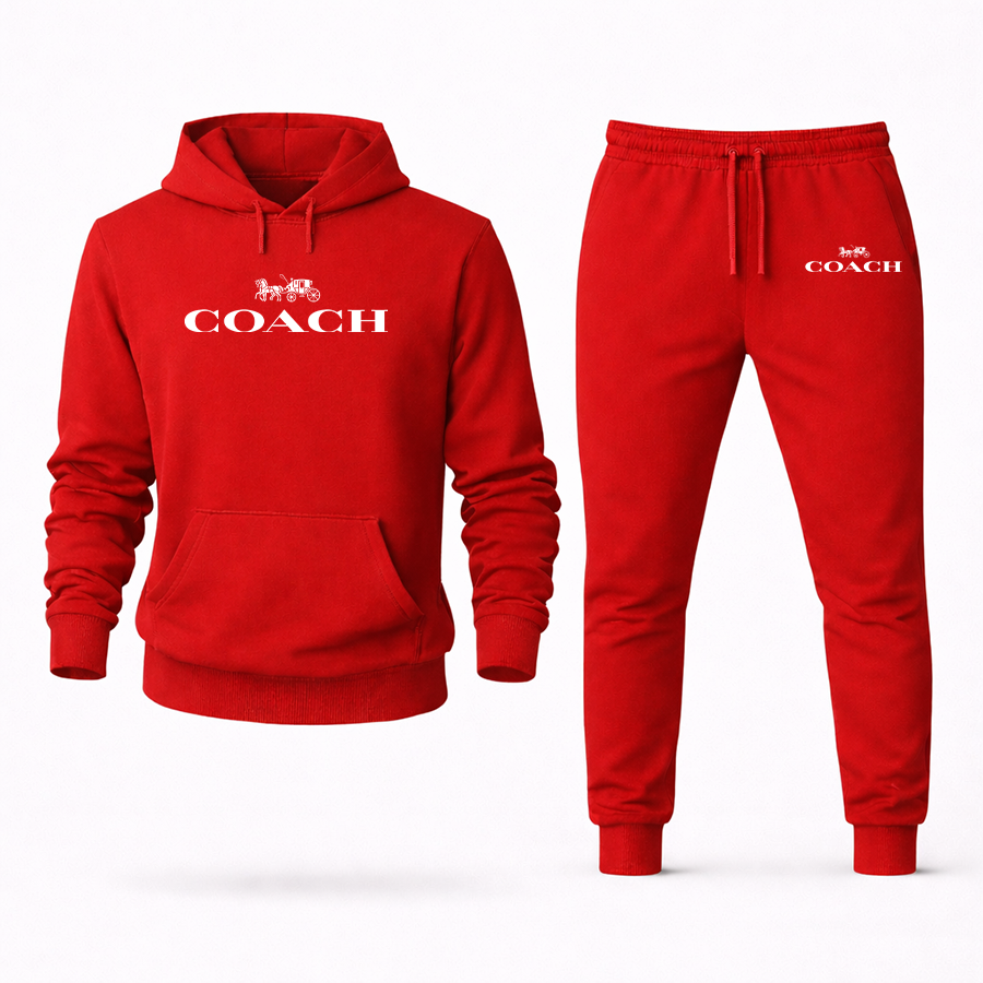 Men's Coach Hoodie Joggers Set