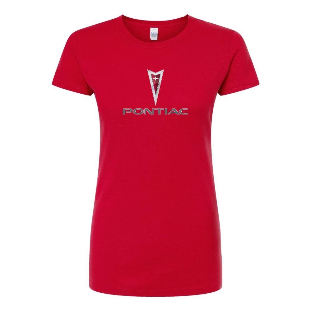 Women’s Pontiac Car Round Neck T-Shirt