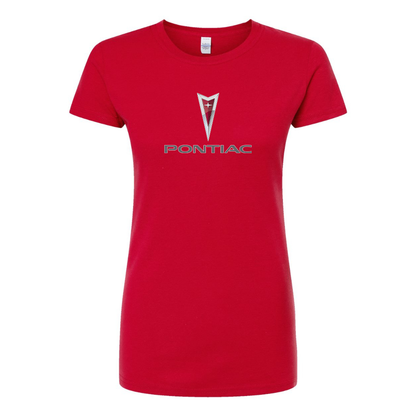 Women’s Pontiac Car Round Neck T-Shirt