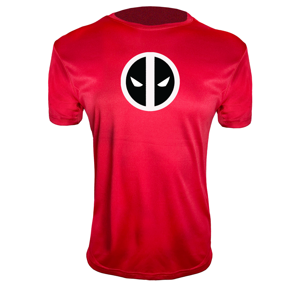 Youth Kids Deadpool Marvel Superhero Polyester T-Shirt