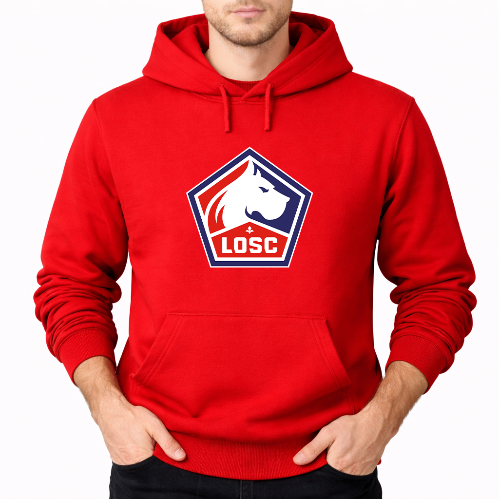 Men's Lille Olympique FC Pullover Hoodie