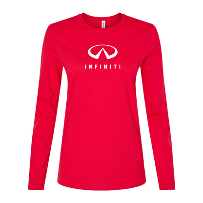 Women's Infiniti Luxury Car Long Sleeve T-Shirt