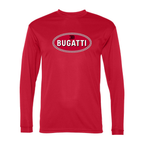 Men's Bugatti Car -  Polyester Long Sleeve T-Shirt