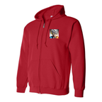 Men's Goku Fire Dragon Ball Z Cartoon Zipper Hoodie