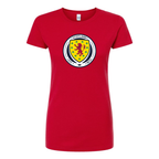 Women's Scotland National Soccer Team Round Neck T-Shirt