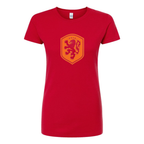 Women's Netherlands National Soccer Team Round Neck T-Shirt