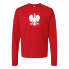 Men's Poland National Soccer Team Long Sleeve T-Shirt