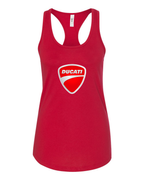 Women's Ducati Motorcycle Racerback Tank Top