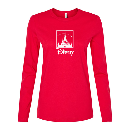 Women's Walt Disney Cartoon  Long Sleeve T-Shirt