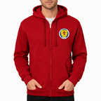 Men's Scotland National Soccer Team Zipper Hoodie