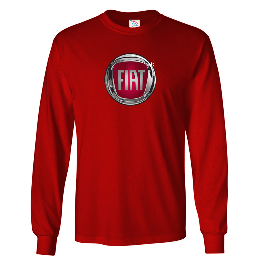 Youth Kids Fiat Car Long Sleeve T-Shirt