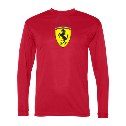 Men’s  Ferrari Motorsport Car - C2 Sport - Performance Long Sleeve T-Shirt - 5104