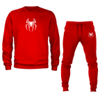 Men's Spiderman Marvel Avengers Superhero Crewneck Sweatshirt Joggers Suit
