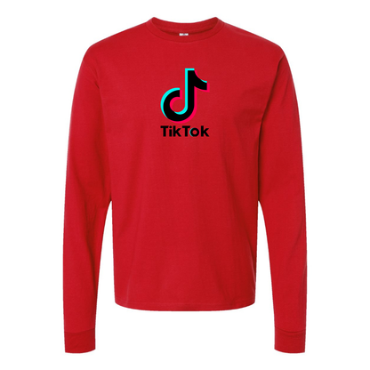Youth Kids TikTok Social Long Sleeve T-Shirt