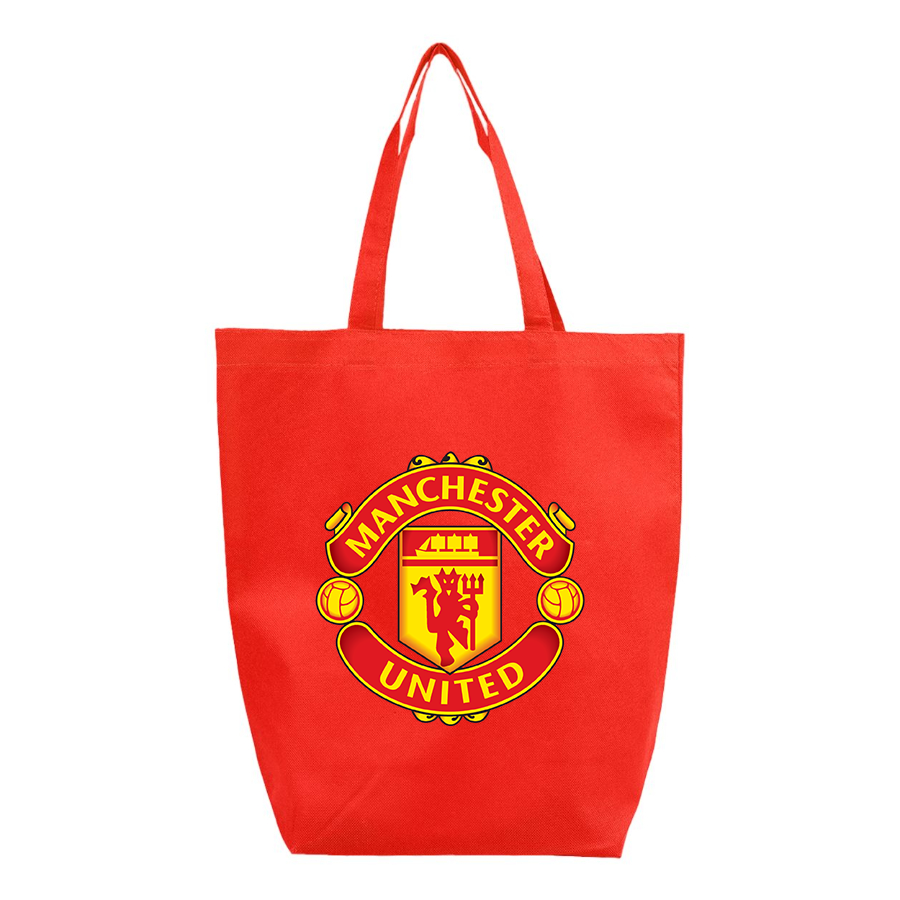 Manchester United Soccer - Q-Tees - Non-Woven Gusset Bottom Tote - Q1251
