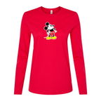Women's Mickey Mouse Cartoon Long Sleeve T-Shirt