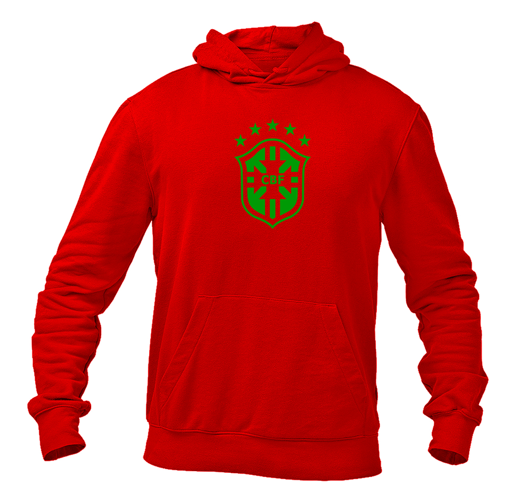 Men's Brazil Soccer Pullover Hoodie