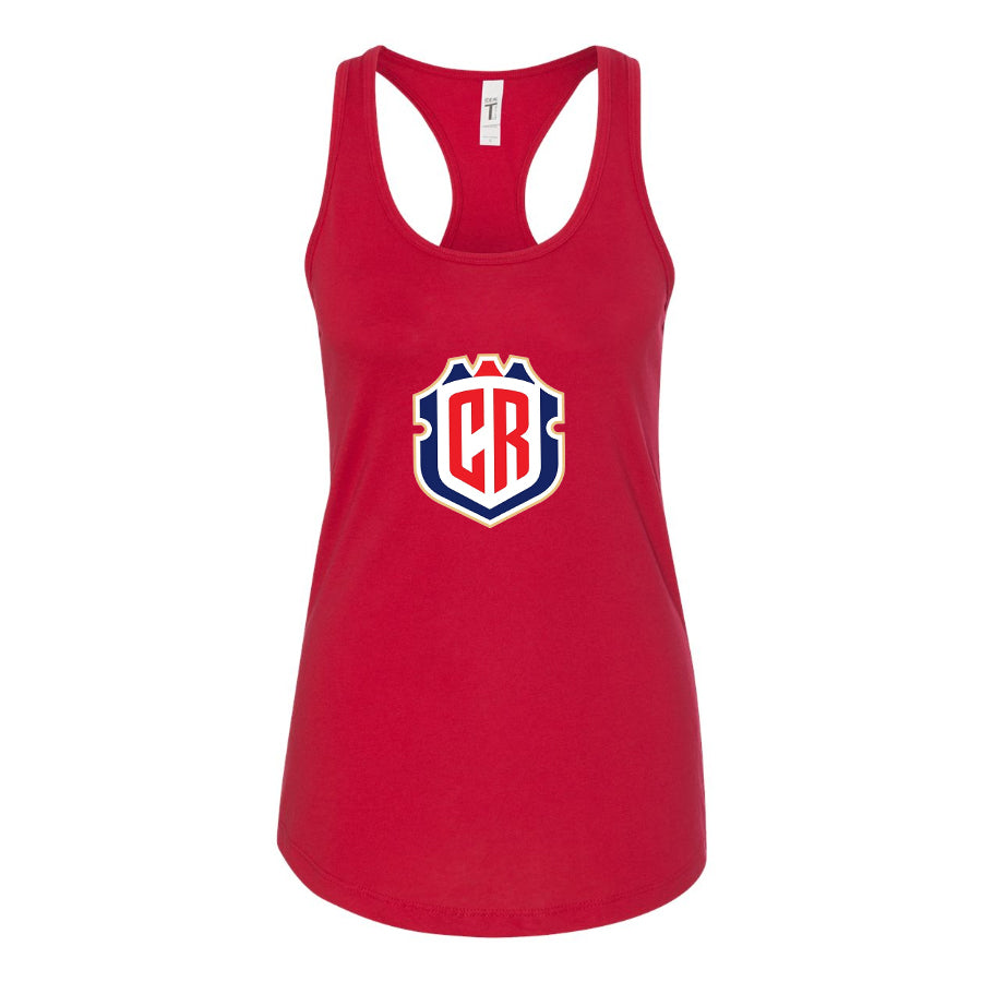 Women's Costa Rica National Soccer Team Racerback Tank Top